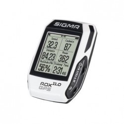 Велокомпьютер SIGMA ROX GPS 11.0 set, белый, 11 скоростей, беспроводной, 01009