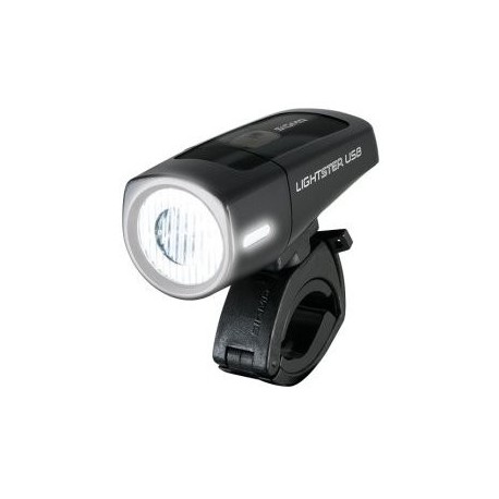 Фара передняя SIGMA LIGHTSTER USB: светодиод CREE, 32 люкс, освещаемая дистанция 35м, 18600