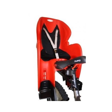 Велокресло с креплением на багажник DIEFFE, красное с черным, до 22кг, VS 11600 R/B COMFORT carrier