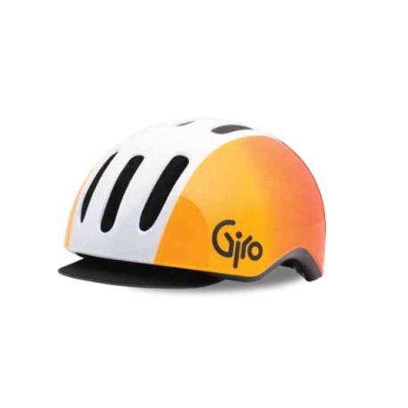 Велосипедный шлем Giro 17 REVERB MTB  матовый белый оранжевый. размер M. GI7075541