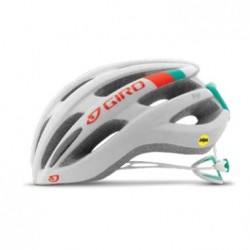 Велосипедный шлем Giro 17 SAGA MTB женский, Матовый белый бирюзовый оранжевый размер M.GI7075143