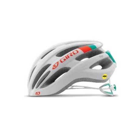 Велосипедный шлем Giro 17 SAGA MTB женский, Матовый белый бирюзовый оранжевый размер M.GI7075143
