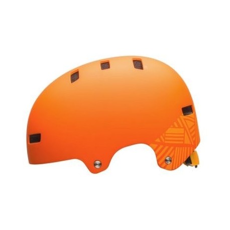 Велосипедный Шлем Bell 17 LOCAL BMX муж./жен. матовый оранжевый/полосы. размер U. BE7078847