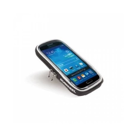 Чехол MINGDA, для смартфона на руль/ вынос, L17*W9*H1, 8см, с сенсорным окошком, черный, 11363L-A