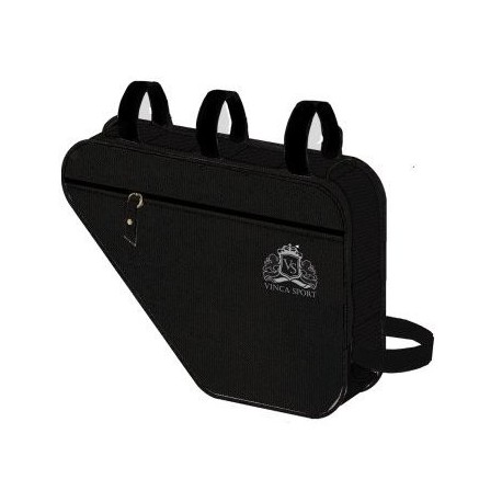 Велосумка под раму, карман для телефона внутри сумки, 240*180*50мм, черный, FB 05-3