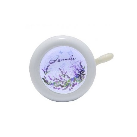 Звонок велосипедный детский, рисунок "Lavender", 54 мм, стальная чашка, YL 45 lavender