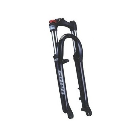 Вилка амортизационная для велосипеда RST Capa T8 ML 26х28,6 пружинно-эластомерная V+D черна 5-395503